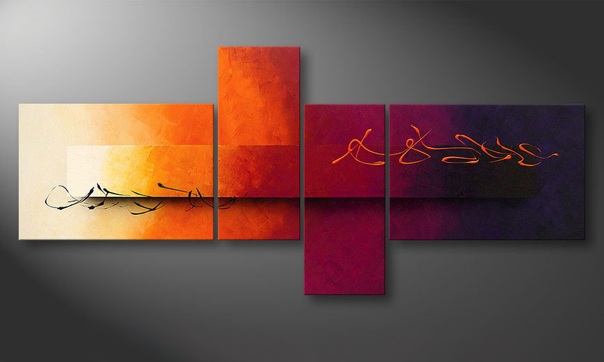 Le tableau mural Day at Night 210x80cm