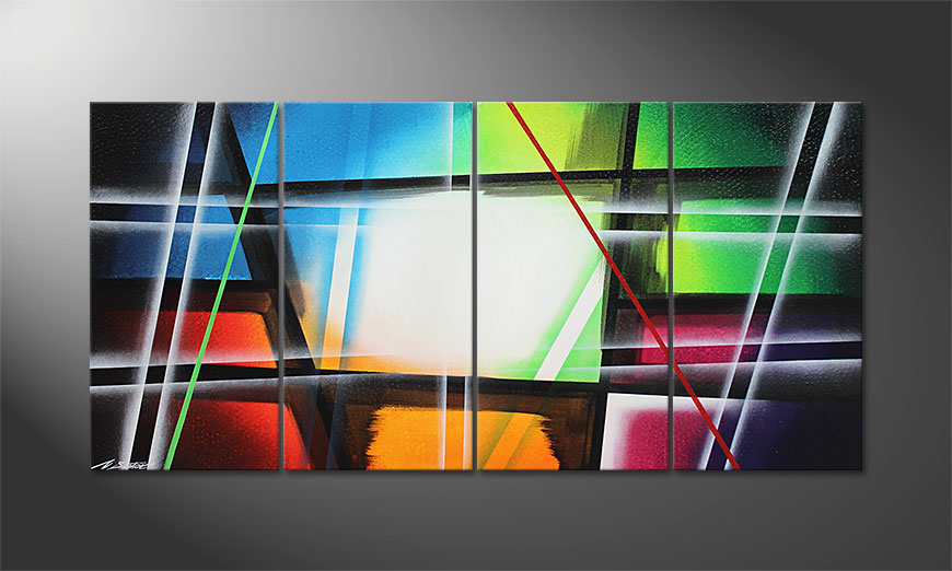 Le tableau mural Prisma 160x80cm