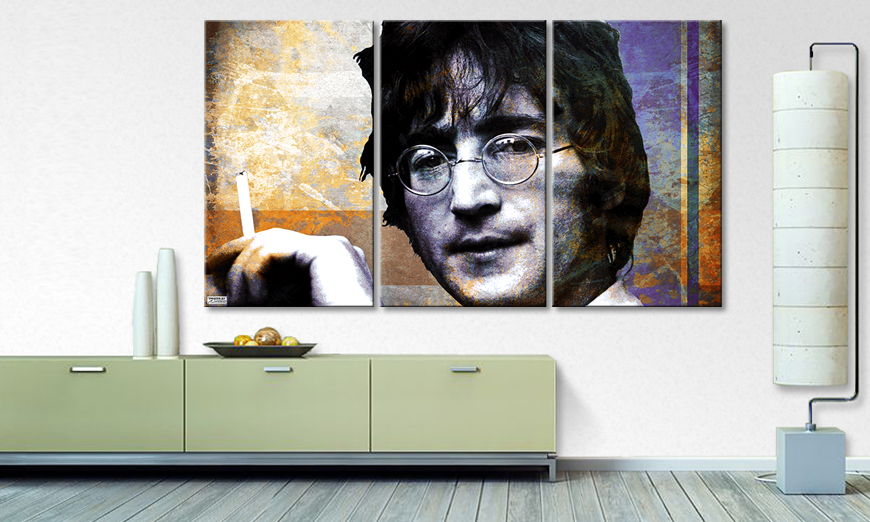 Décor moderne John Lennon 180x100 cm