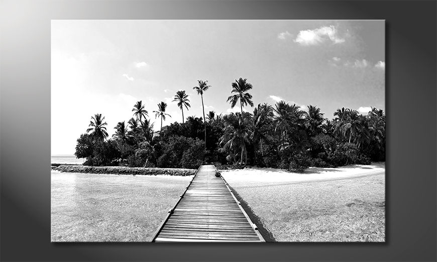 Impression-sur-toile-Tropical-Maldives
