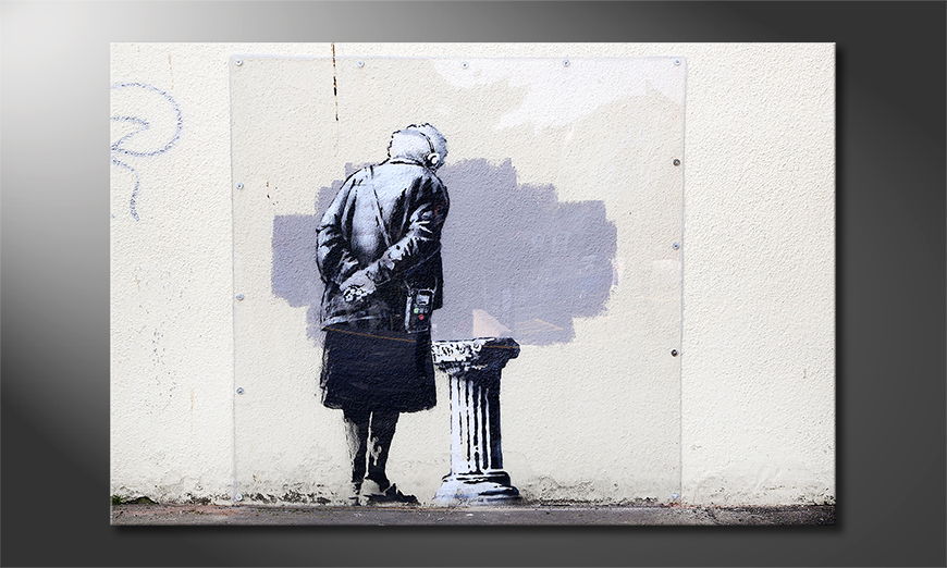 La toile imprimée Banksy No2