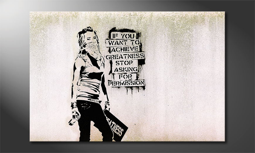 La toile imprimée Banksy No7