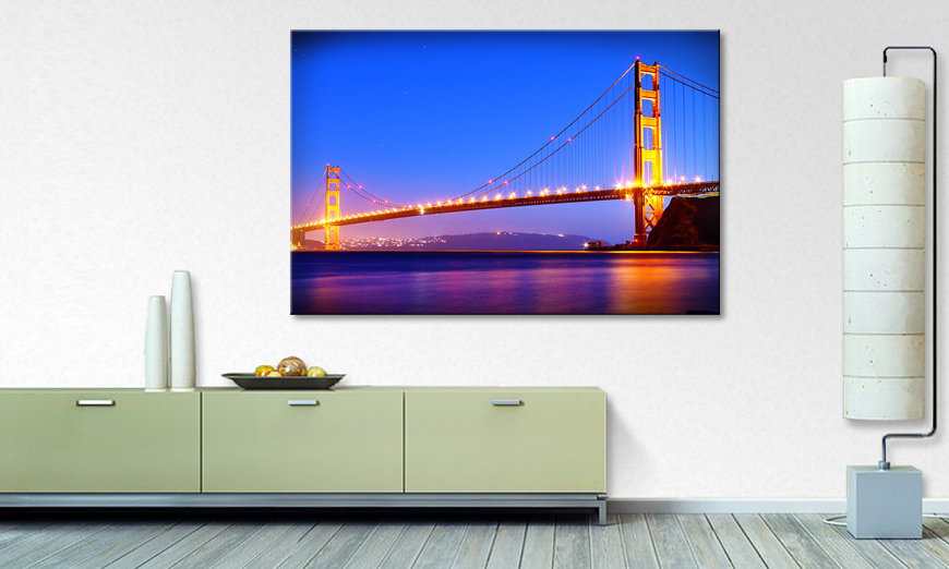 La toile imprimée Golden Gate