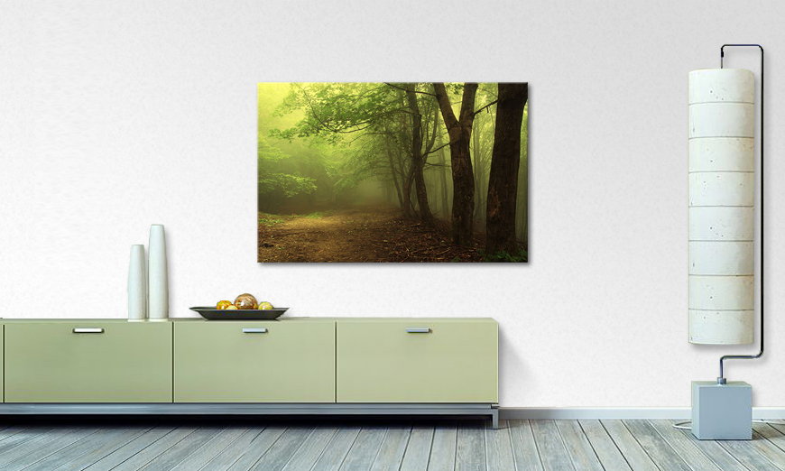 Le tableau exclusive Green Forest 120x80 cm