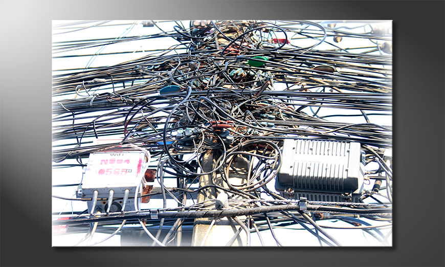 Le tableau imprimé  Cable Chaos