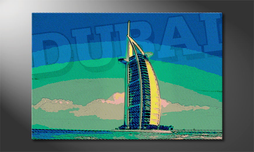 Le-tableau-imprimé-Dubai
