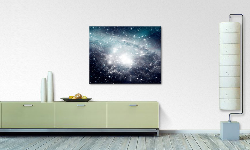 Le tableau moderne Galaxy in Free Space 100x80 cm