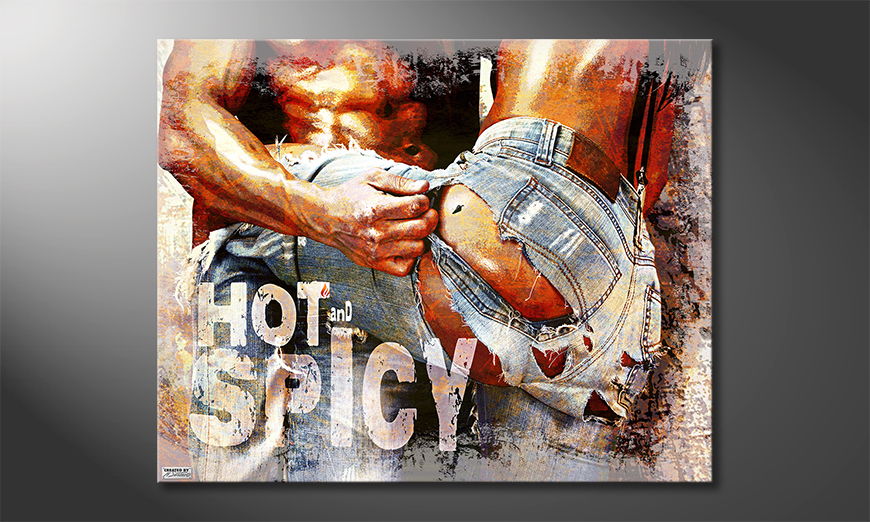 Le-tableau-moderne-Hot-and-Spicy-100x80-cm