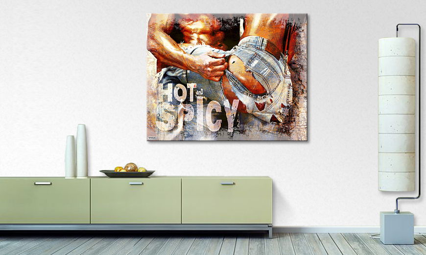 Le tableau moderne Hot and Spicy 100x80 cm