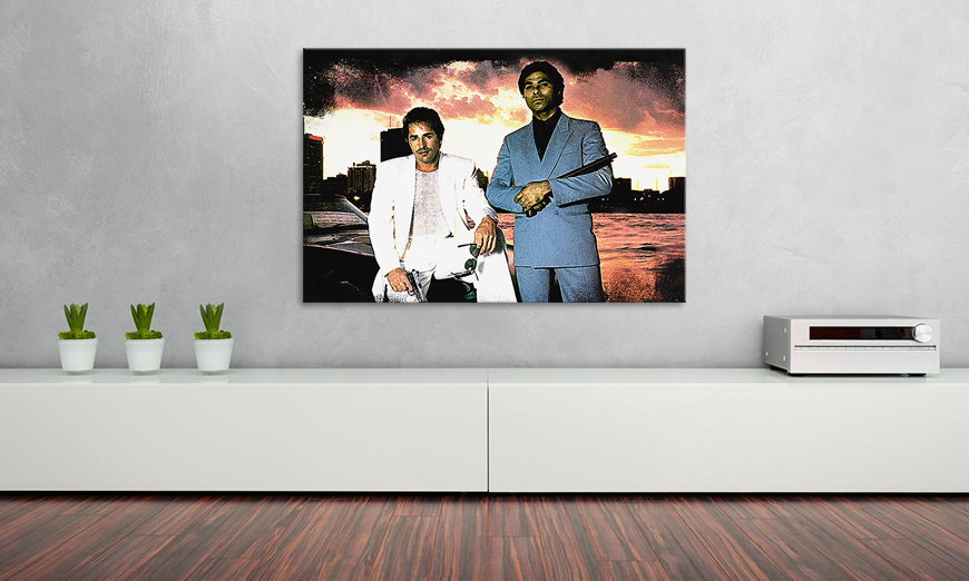 Le tableau moderne Miami Vice 90x60 cm