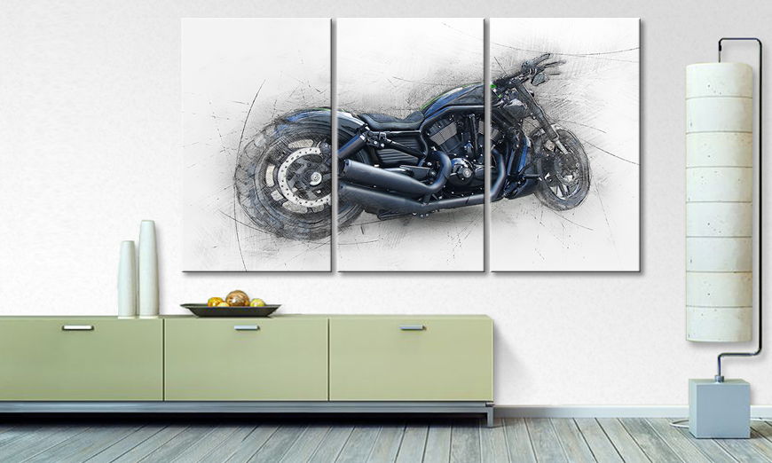 Le tableau mural Harley Nr 6 180x100 cm