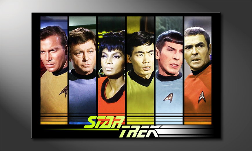 Le-tableau-mural-Star-Trek-Crew