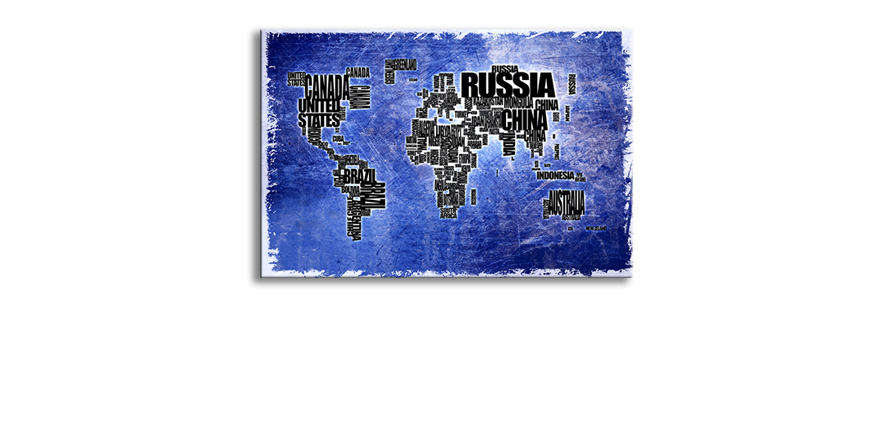 Le-tableau-mural-World-Map-2-60x40-cm