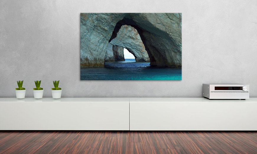 Les tableau imprimés Blue Caves 90x60 cm