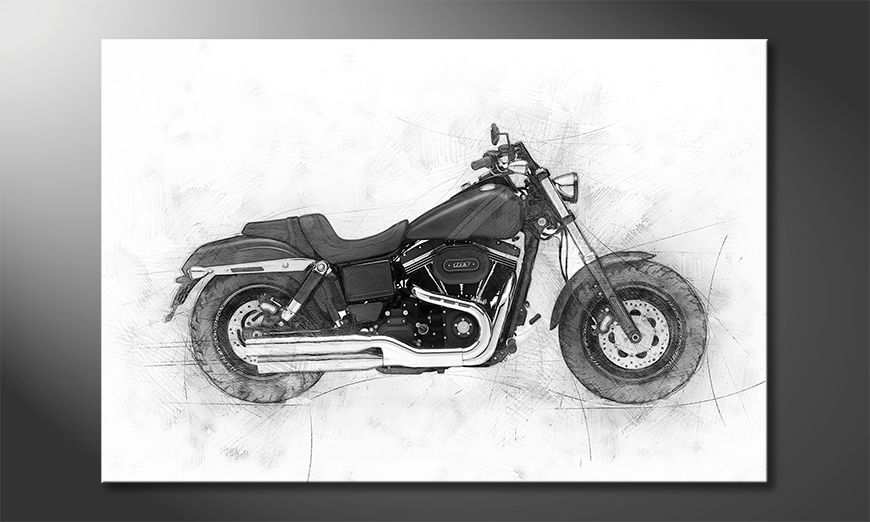 Les tableaux imprimés Motorbike Uno