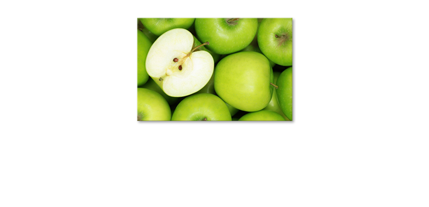 Limpression-sur-toile-Green-Apples