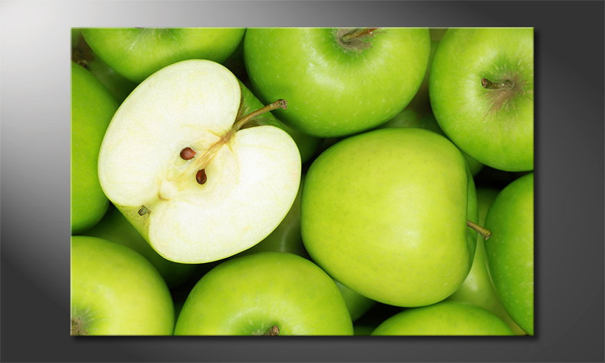 L'impression sur toile Green Apples
