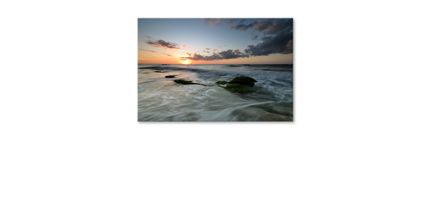 Limpression-sur-toile-Ocean-Sunset