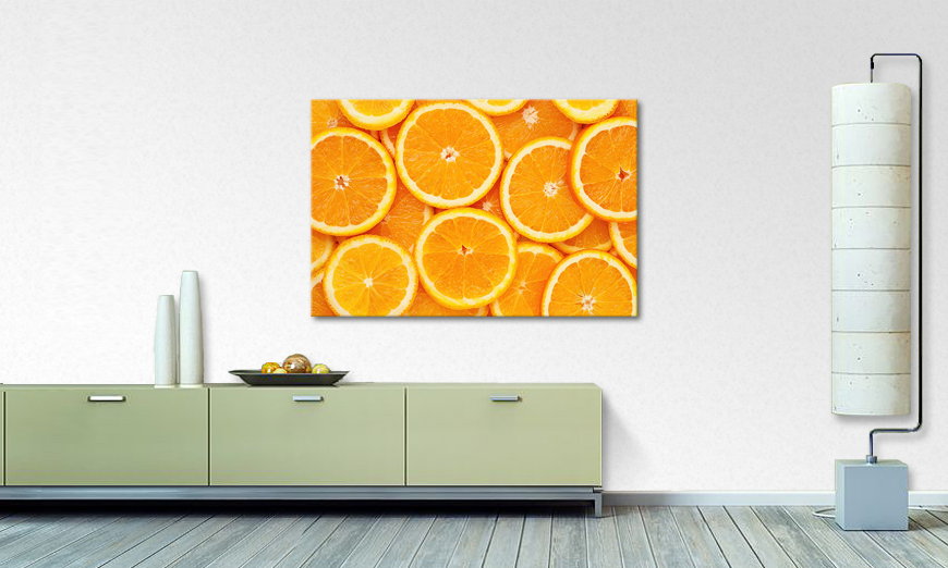 Limpression sur toile Oranges