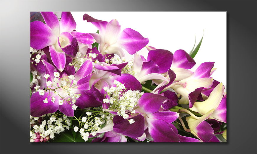Limpression-sur-toile-Orchid-Blossoms
