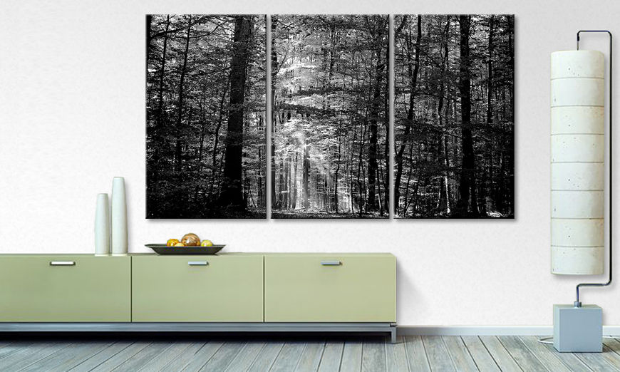 Toile moderne Into the Forest 180x100 cm
