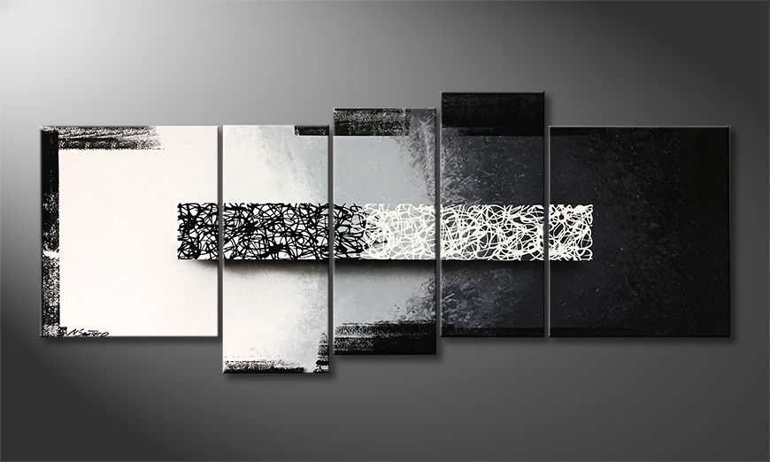Art moderne Black And White 190x80cm