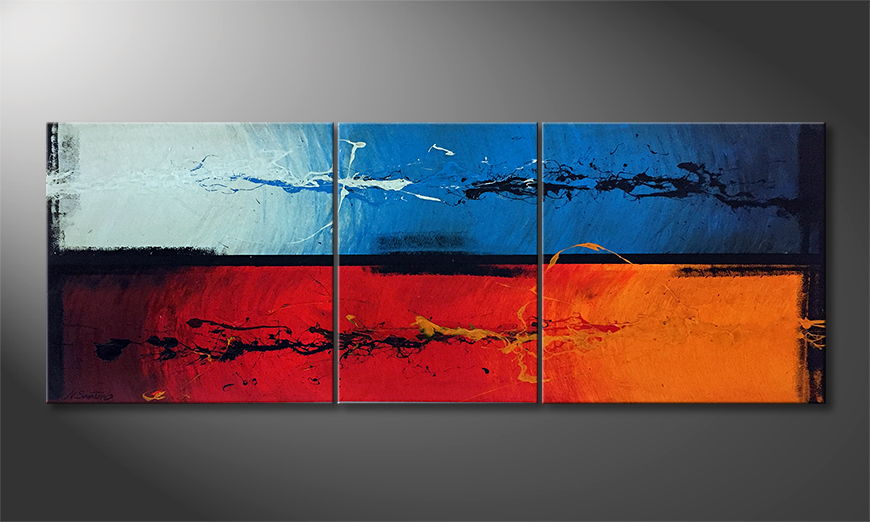 Art moderne Fire and Ice 190x70cm