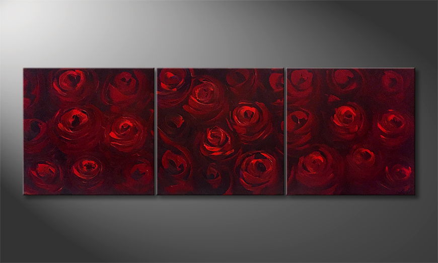 Art moderne Red Beauty 180x60cm