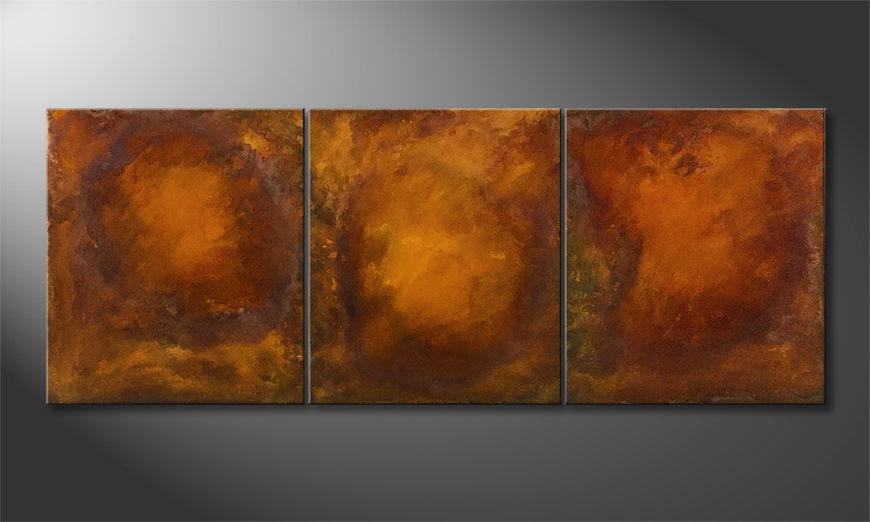 La peinture exclusive Triple Rost 180x70cm