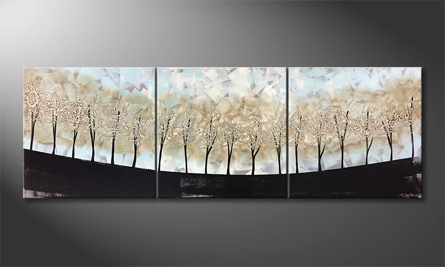 Le tableau exclusif Twisted Forest 210x70cm