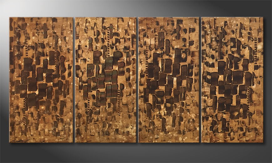 Le tableau moderne Desert Cubes 160x80cm