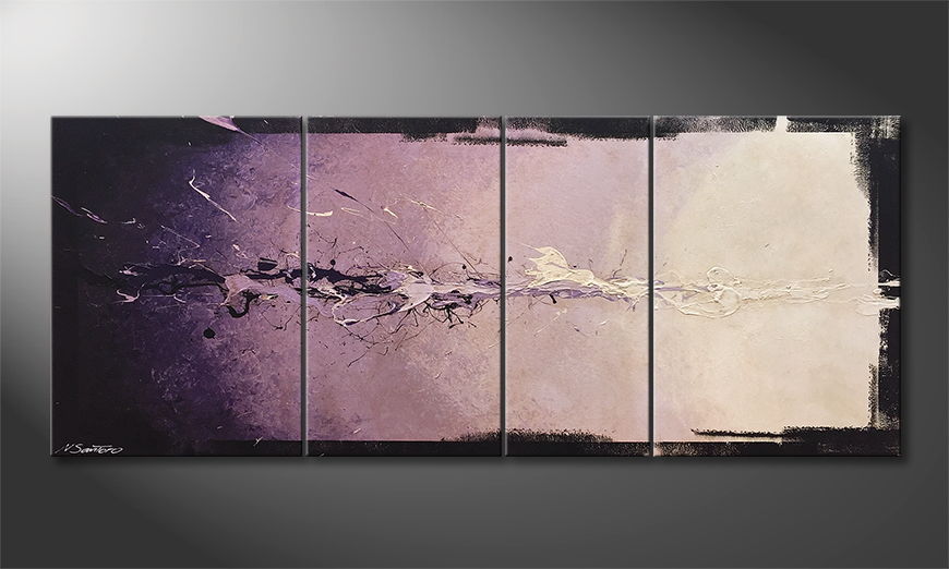 Le tableau moderne Purple Dream 180x70cm