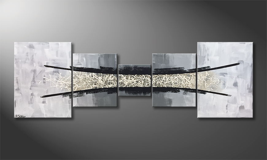 Le tableau mural Abyss Of Light 210x70cm