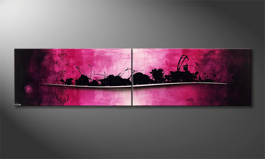 Le tableau mural Raspberry 240x60cm