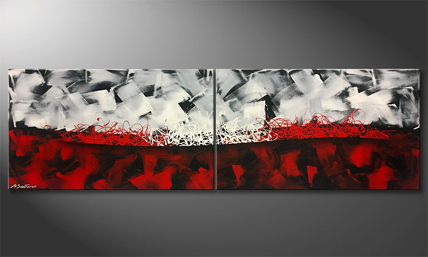 Le tableau mural Up And Down 200x60cm