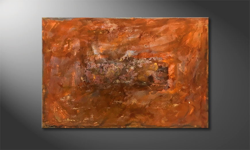 Le tableau pour salon Rusty Artifact 120x80cm